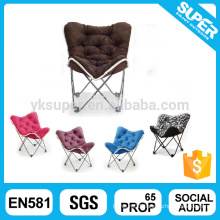 Beautiful metal frame folding butterfly chair